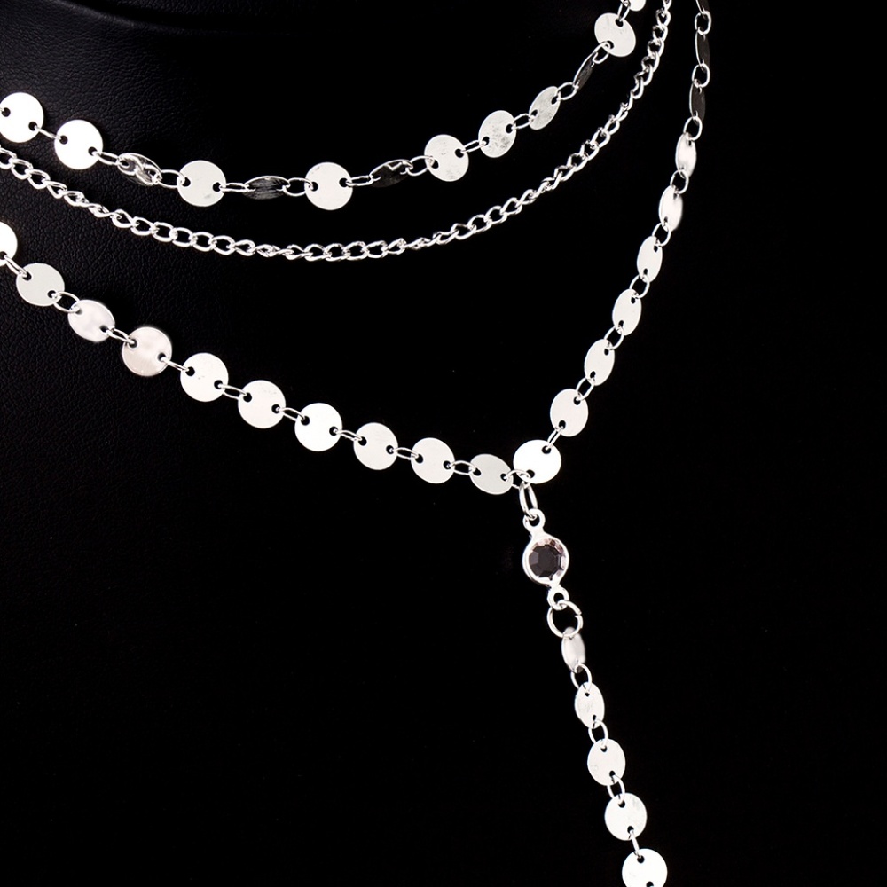 Silver Sequins Choker *HP* - Picture 3 of 5